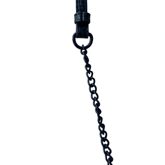 Steve Madden Blue Magenta Chain Crossbody Handbag - Picture 9 of 15